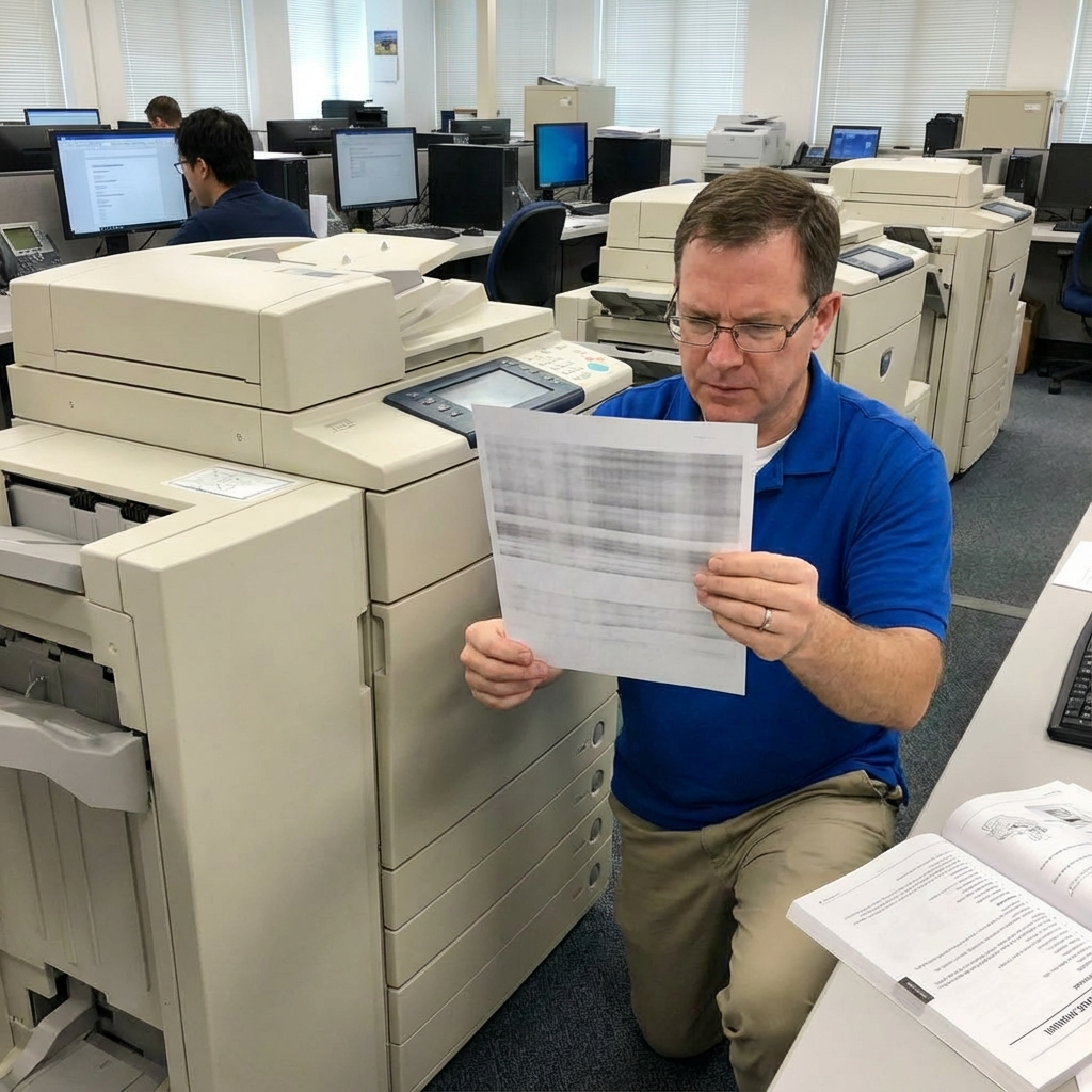 Impressora Falhando ou Saindo com Riscos: Como Resolver (E Quando Levar na Assistência em Goiânia)